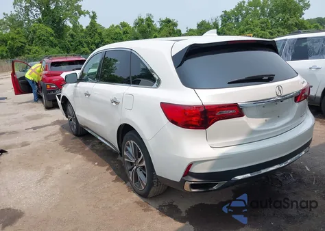 2020 Acura Mdx Technology from USA, damaged, VIN 5J8YD4H59LL002302